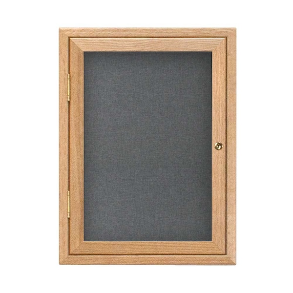 Sliding Glass Door Radius Letterboard, 72"x48", Bronze/Burgundy